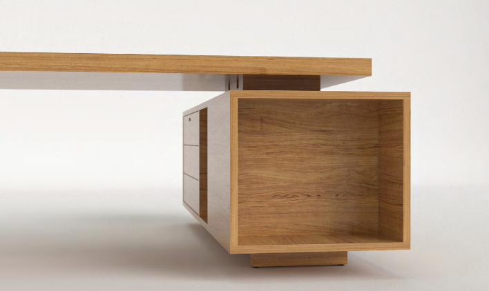 Woody Desk Support Credenza