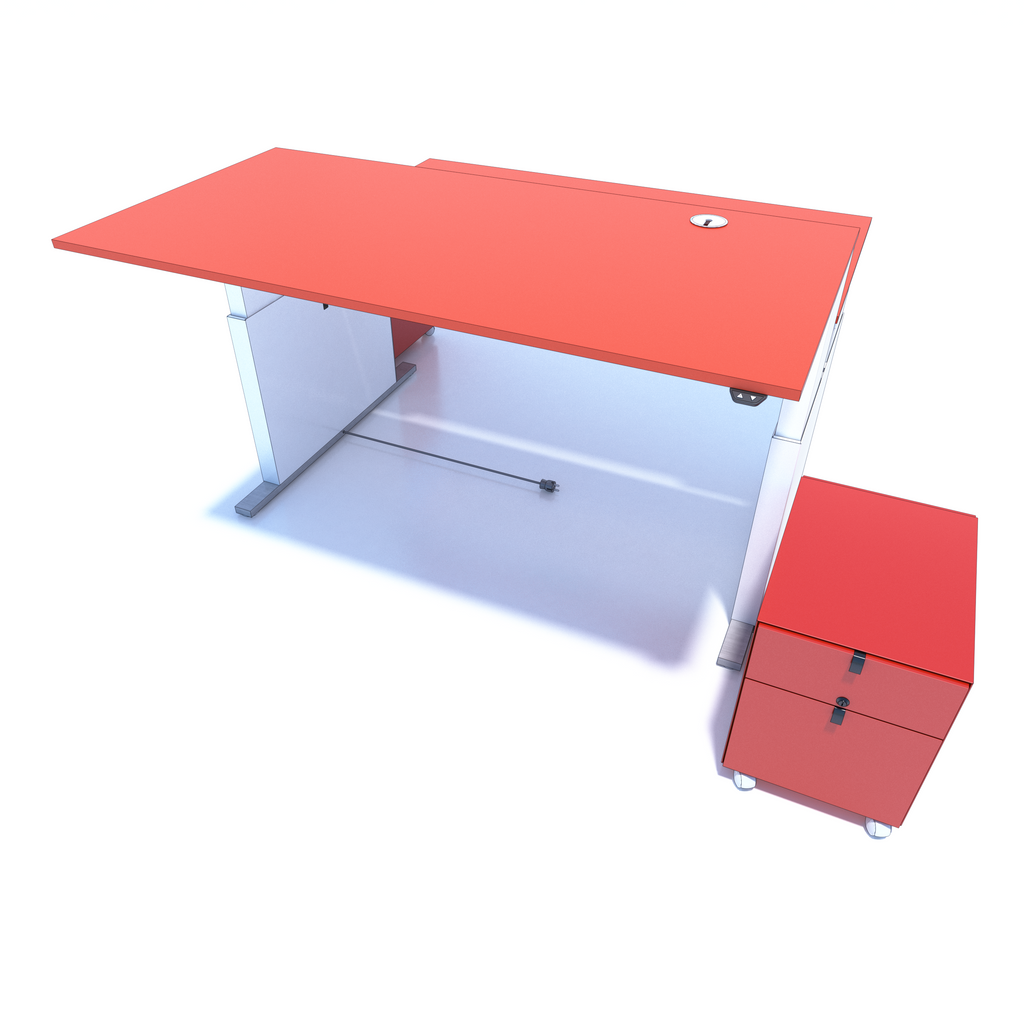 TE - Double-Faced Height-Adjustable Desks
