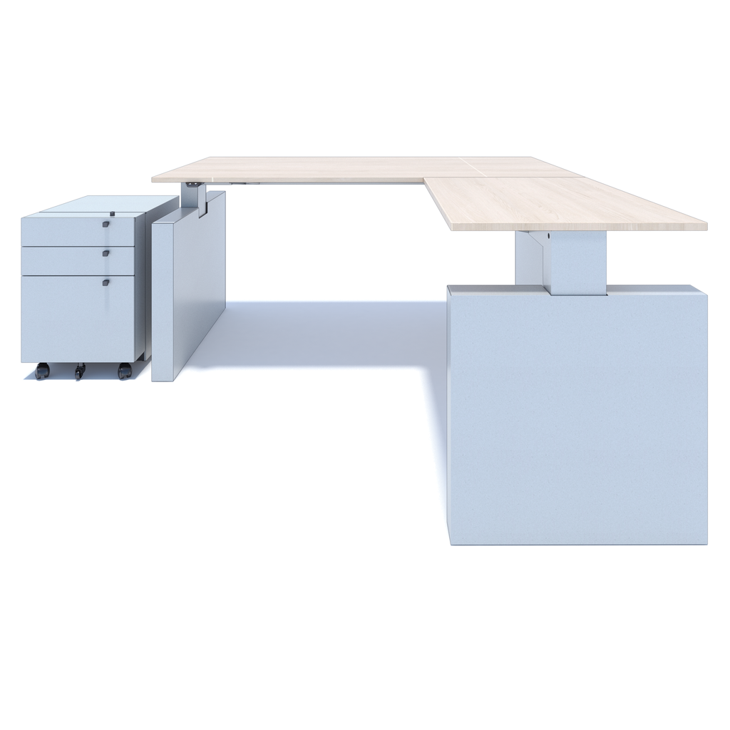 ARPA - Height-Adjustable Desk with Return
