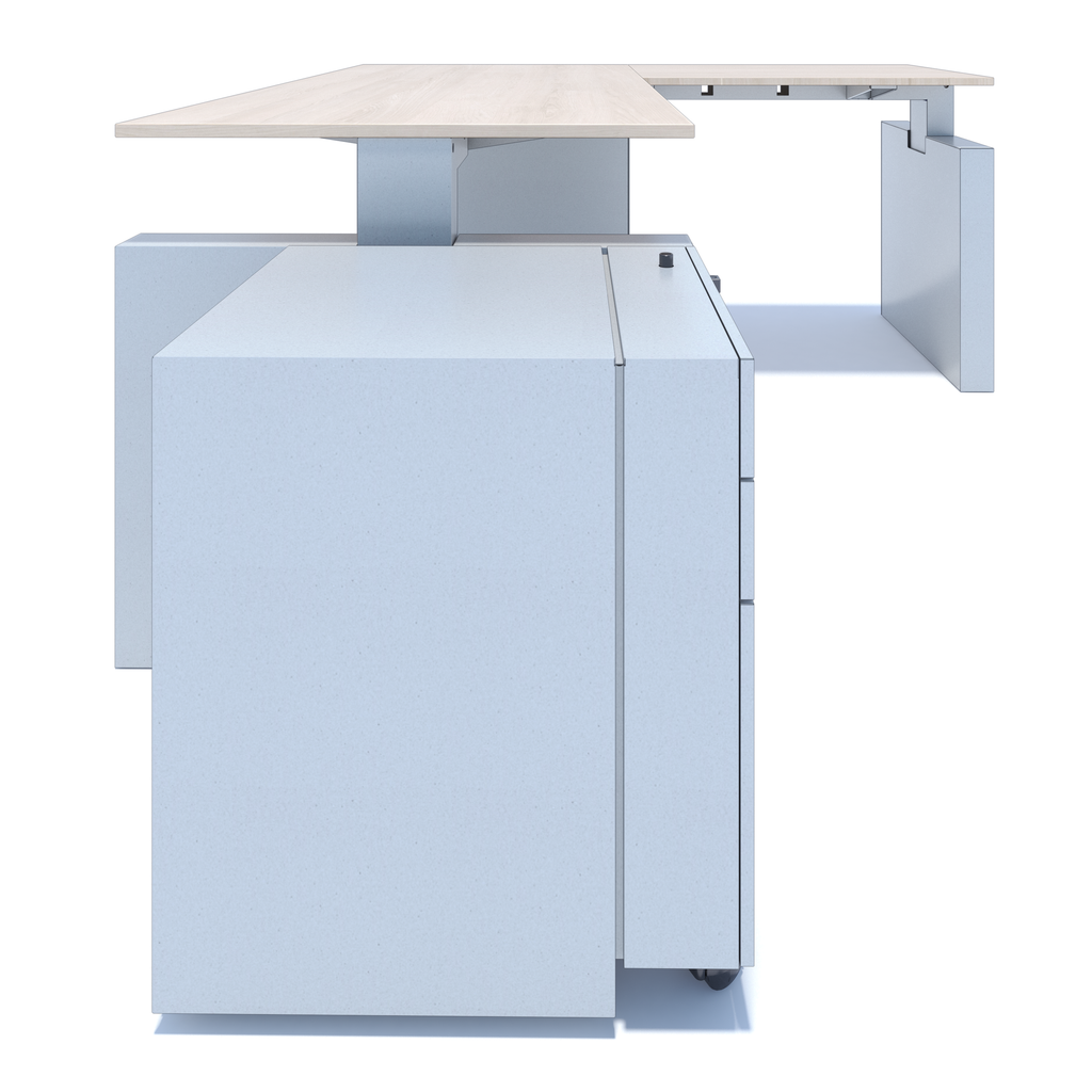 ARPA - Height-Adjustable Desk with Return