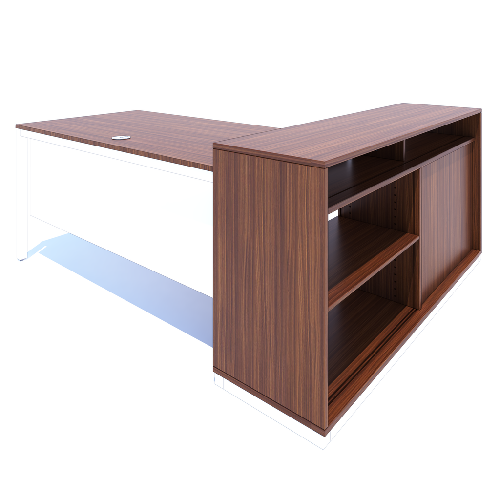 ARM - Desk with Support Credenza